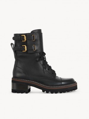 Botki Chloe Mallory Czarne | CHE-SR14888