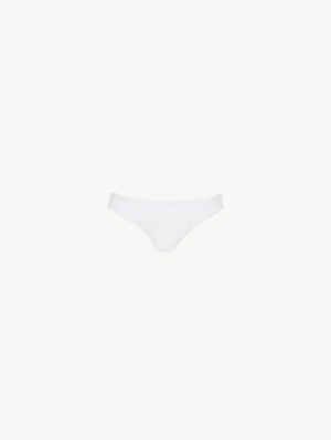 Kostium Plażowy Chloe X Eres Paraguay Bikini Bottom Białe | CHE-SR14126