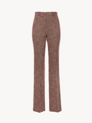 Spodnie Chloe Slim Flared Kolorowe | CHE-SR14004