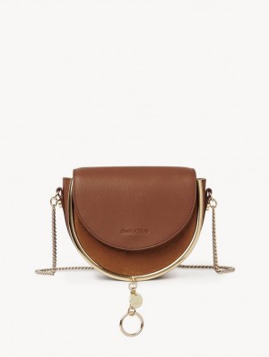 Torba Crossbody Chloe Mara Evening Brązowe | CHE-SR14713