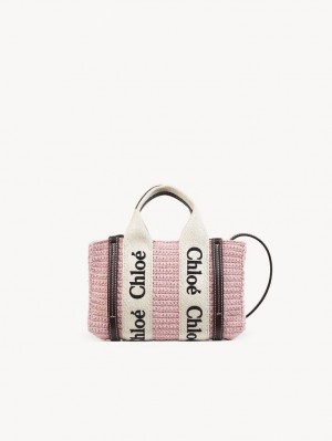 Torba Crossbody Chloe Mini Woody Różowe | CHE-SR13464