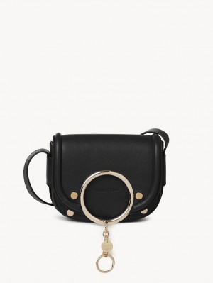 Torby Przez Ramię Chloe Mara Small Czarne | CHE-SR14619