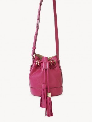 Torby Przez Ramię Chloe Vicki Small Bucket Różowe | CHE-SR14610
