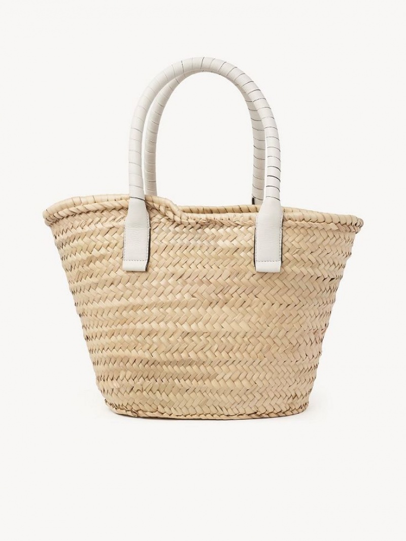 Baskets Chloe Medium Marcie Białe | CHE-SR13632