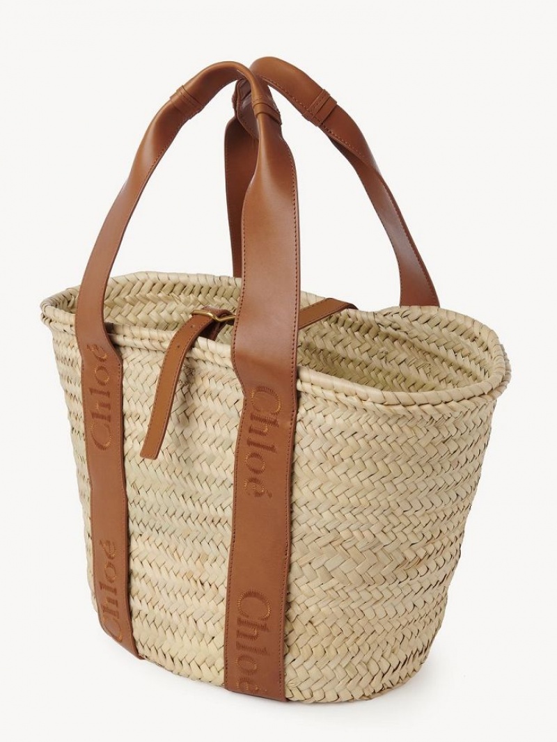 Baskets Chloe Sense Medium Brązowe | CHE-SR13648