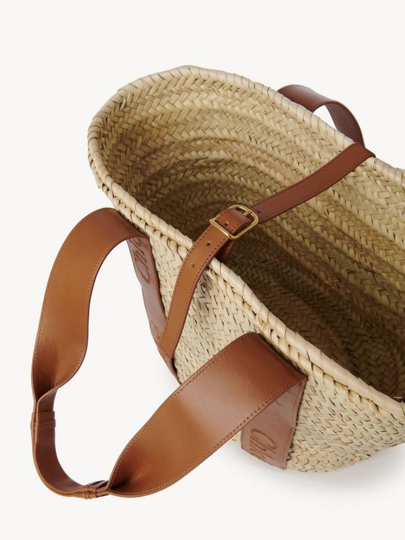 Baskets Chloe Sense Medium Brązowe | CHE-SR13648