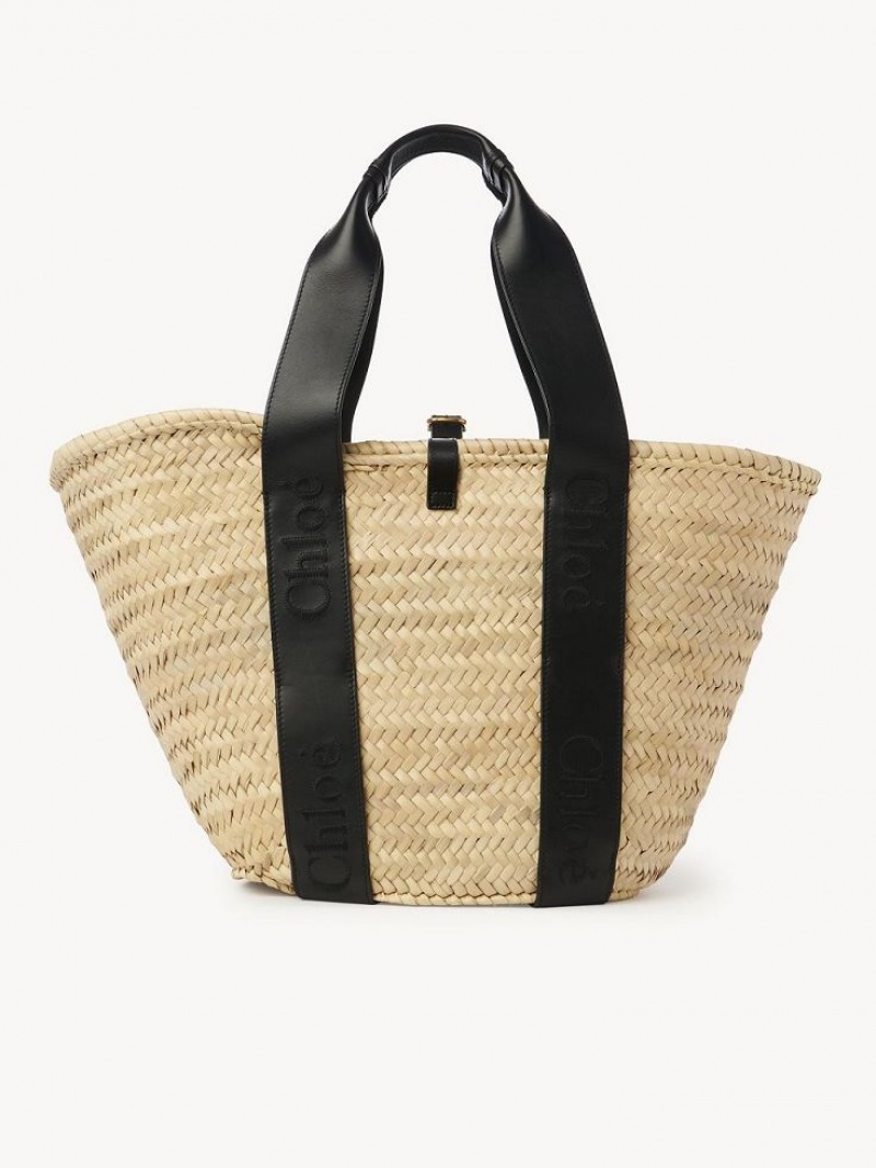 Baskets Chloe Sense Medium Czarne | CHE-SR13642