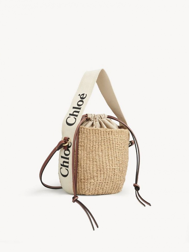 Baskets Chloe Small Woody Białe | CHE-SR13657