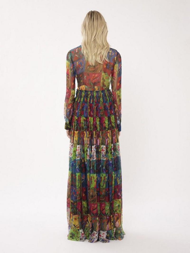 Bluzka Chloe Klasyczne Slim Kolorowe | CHE-SR13901
