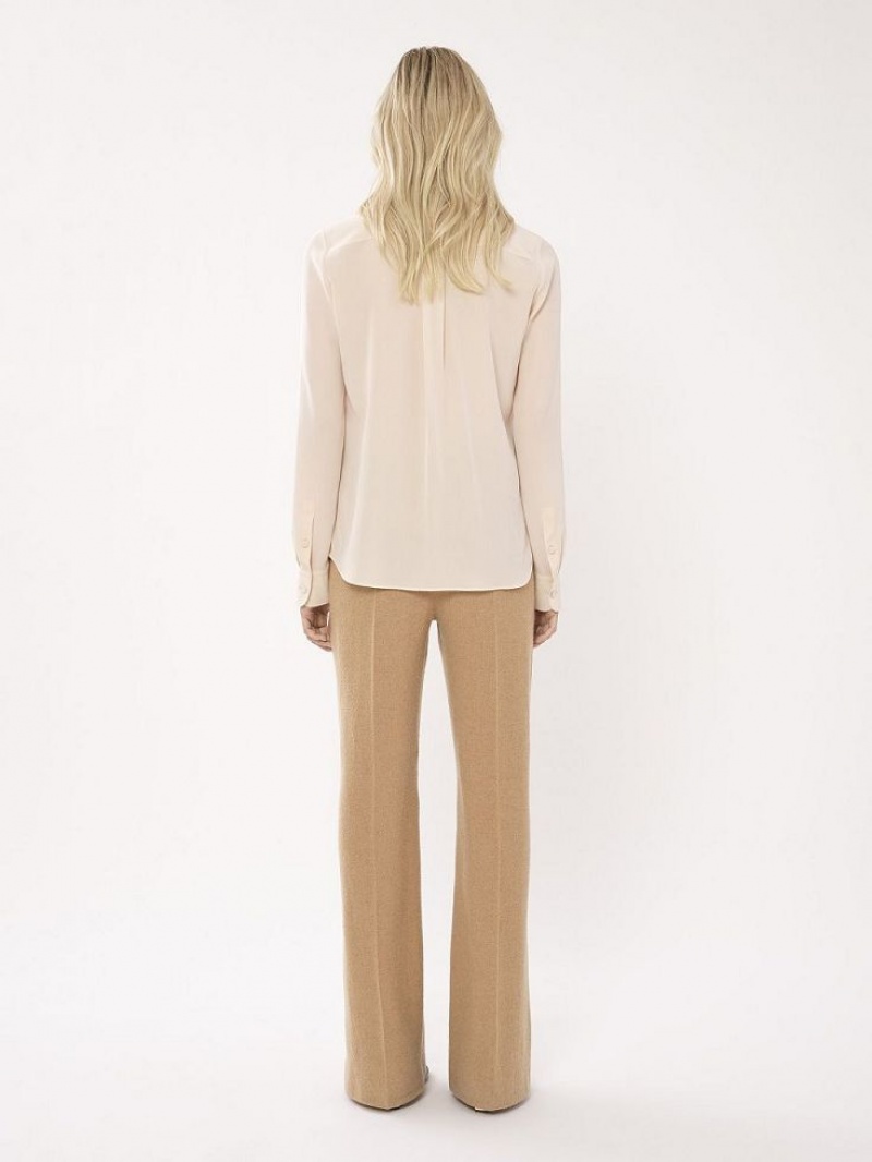 Bluzka Chloe Klasyczne Slim Różowe | CHE-SR13914