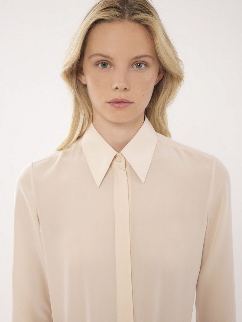 Bluzka Chloe Klasyczne Slim Różowe | CHE-SR13914