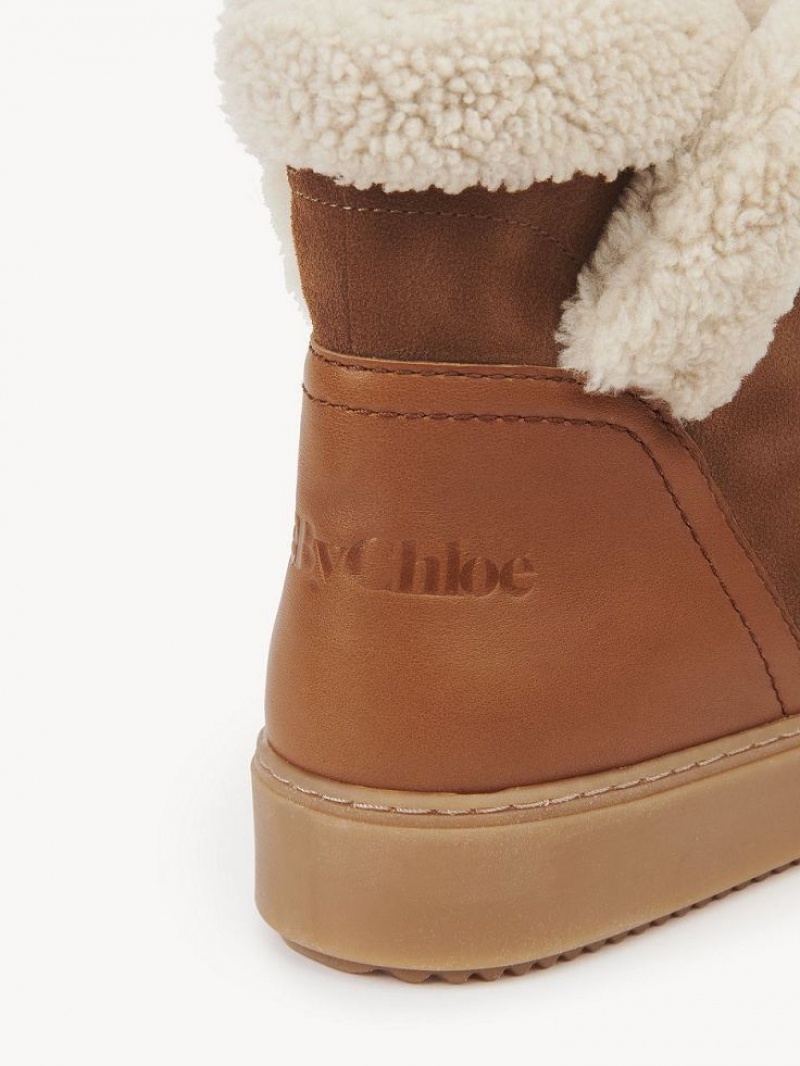 Botki Chloe Juliet Brązowe | CHE-SR14859