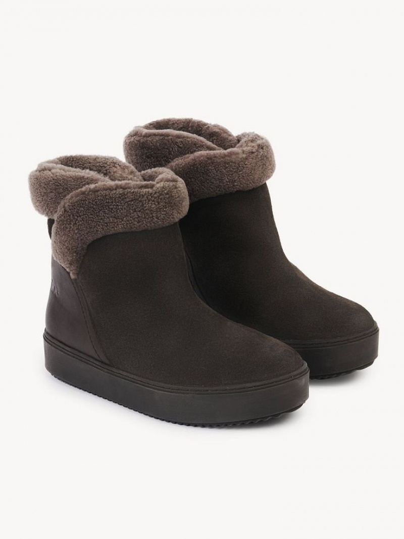Botki Chloe Juliet Ciemny Szare | CHE-SR14860