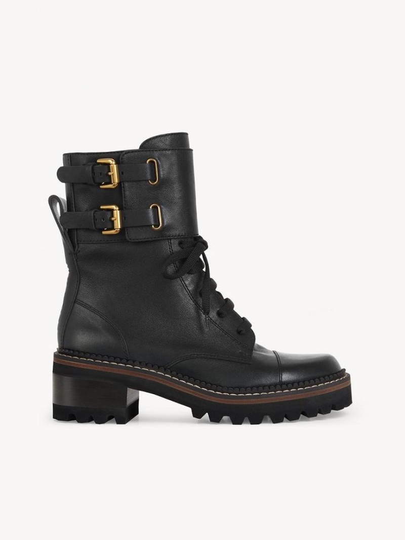 Botki Chloe Mallory Czarne | CHE-SR14888