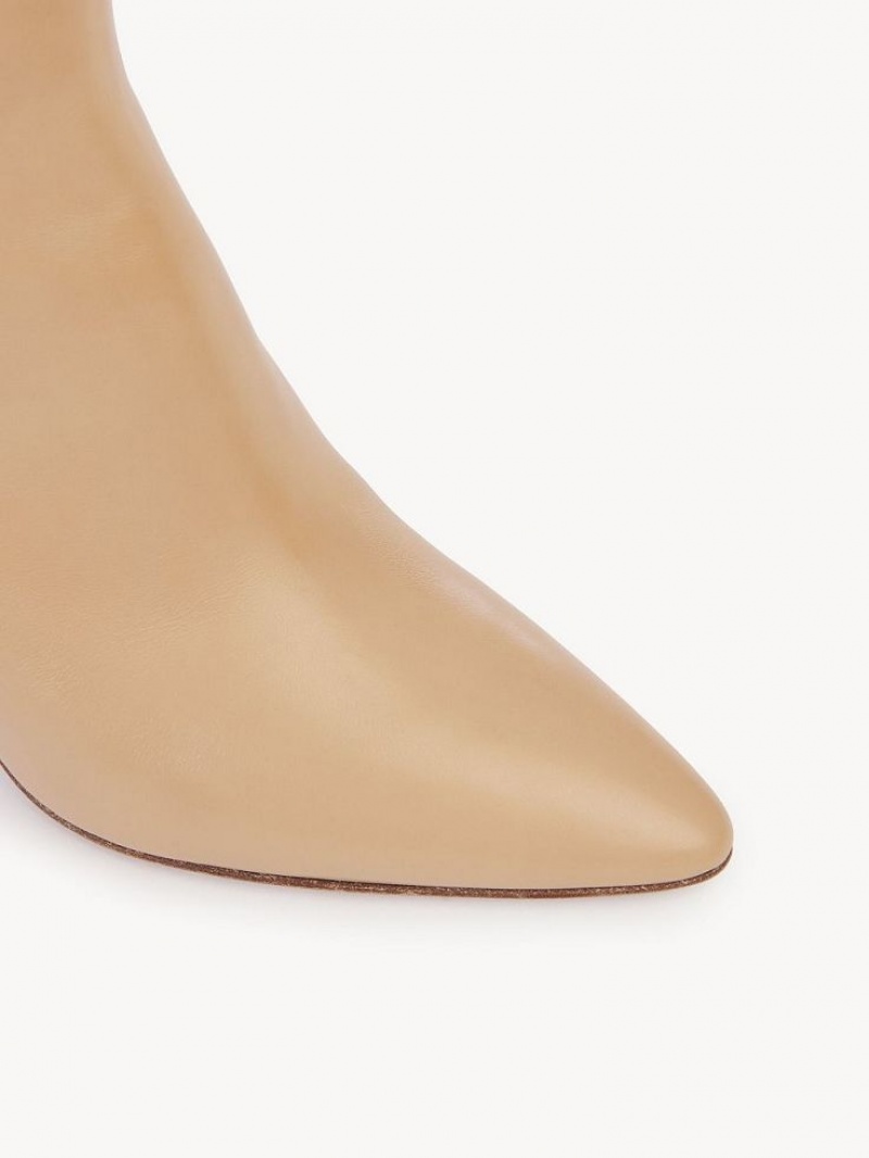 Botki Chloe Oli Beżowe | CHE-SR14226