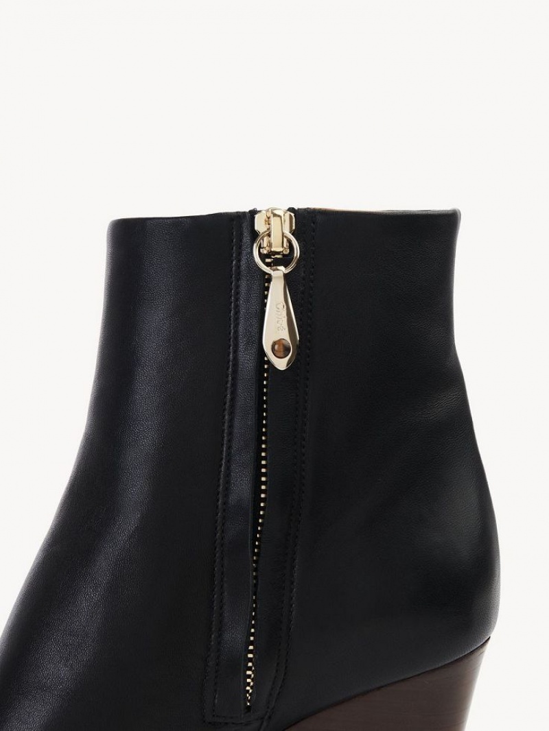 Botki Chloe Oli Czarne | CHE-SR14223