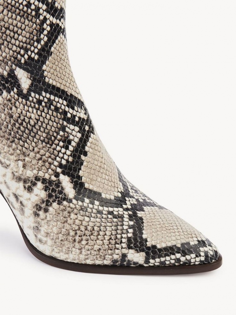 Botki Chloe Oli Szare | CHE-SR14220