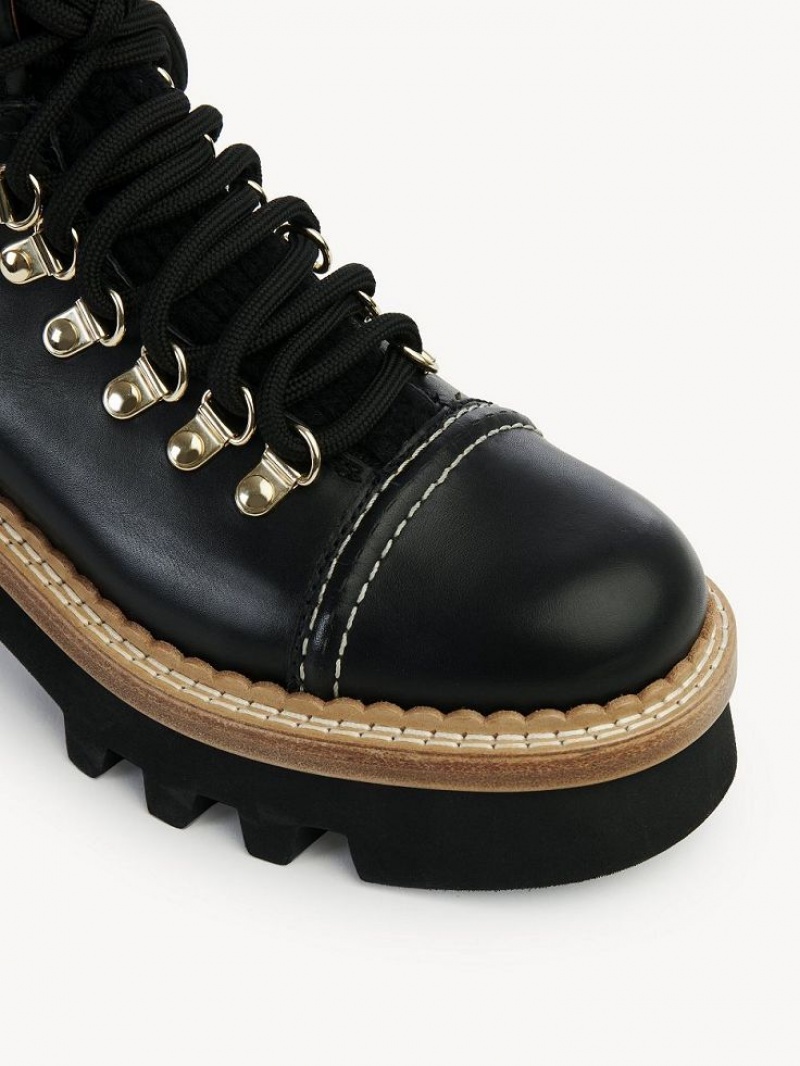 Botki Chloe Owena Czarne | CHE-SR14229