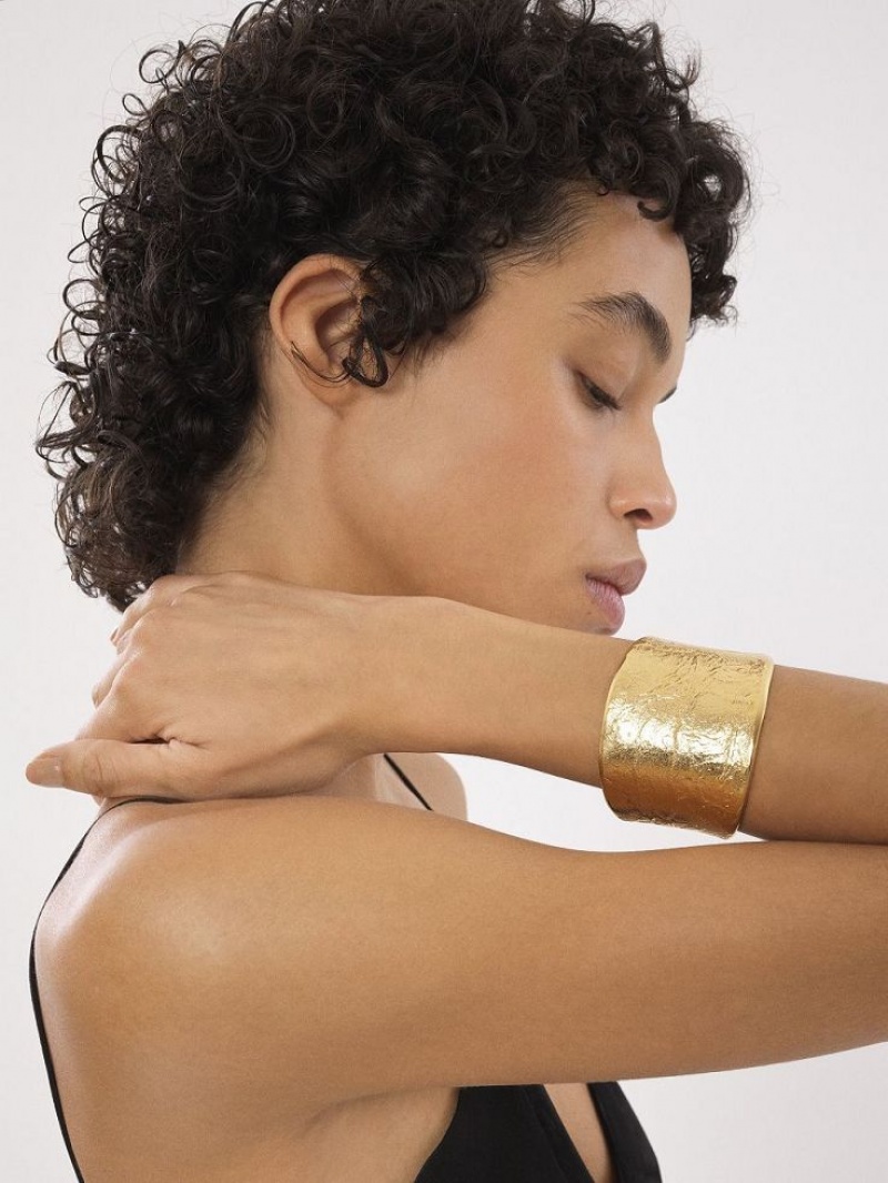 Bransoletki Chloe Penelope Cuff Głęboka Złote | CHE-SR14463