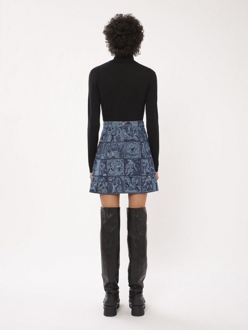 Dzianina Chloe Turtleneck Czarne | CHE-SR13959