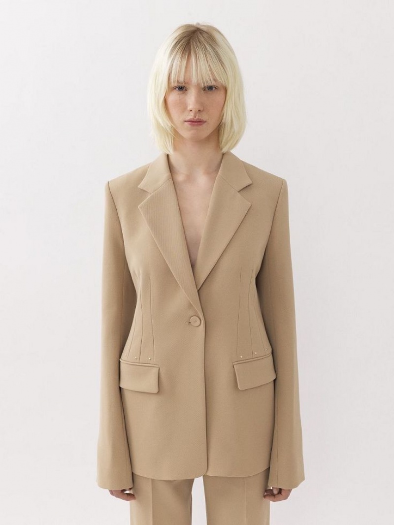 Garnitur Chloe Bell-shaped Beżowe | CHE-SR14064