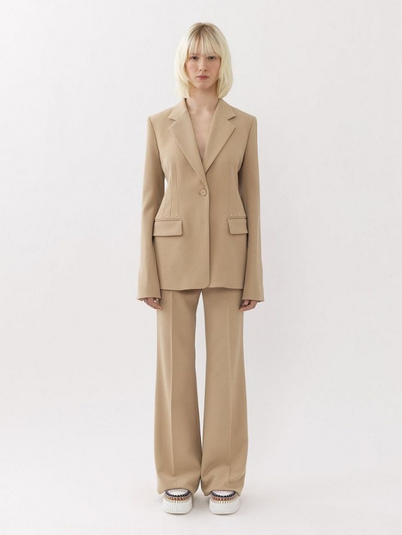 Garnitur Chloe Bell-shaped Beżowe | CHE-SR14064