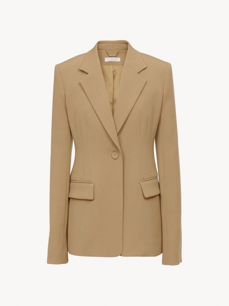 Garnitur Chloe Bell-shaped Beżowe | CHE-SR14064