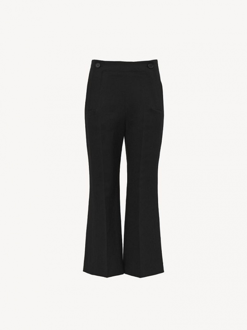 Garnitur Chloe Cropped Sailor Czarne | CHE-SR14044