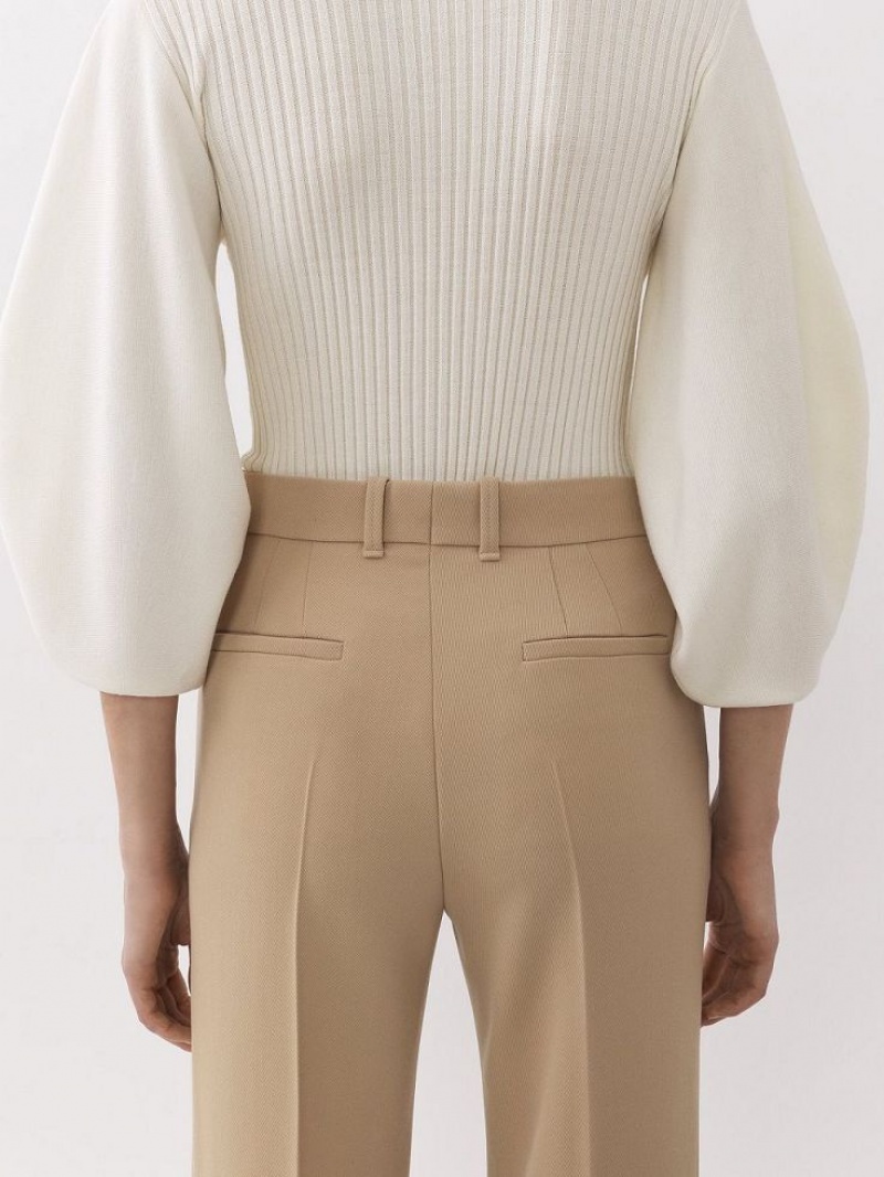 Garnitur Chloe Flared Beżowe | CHE-SR14063