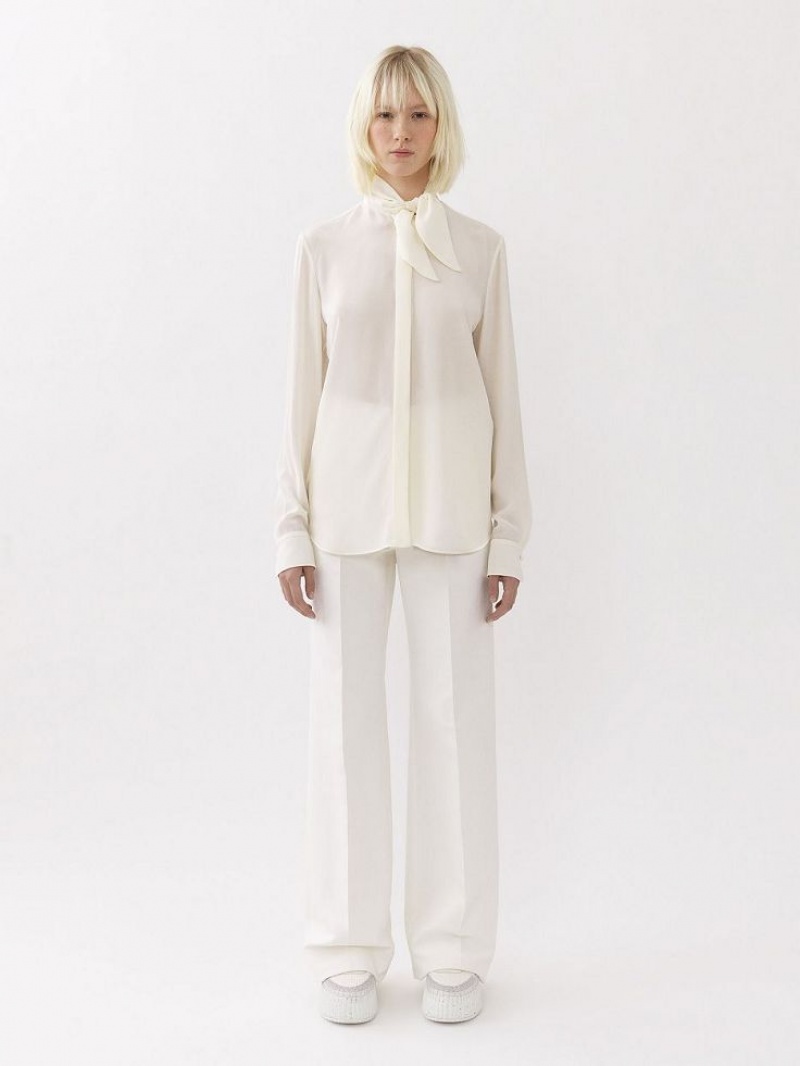 Garnitur Chloe Flared Białe | CHE-SR14067