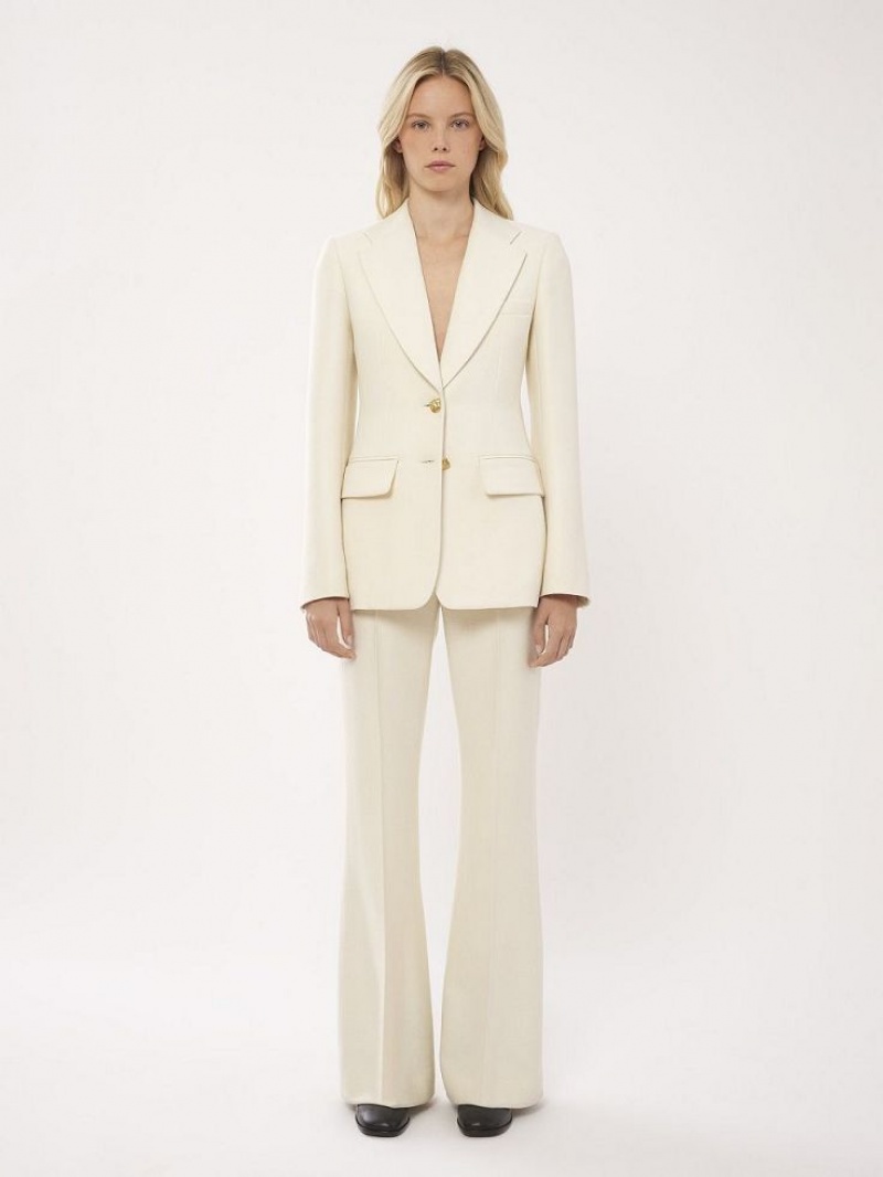 Garnitur Chloe Two-button Tailored Białe | CHE-SR14027