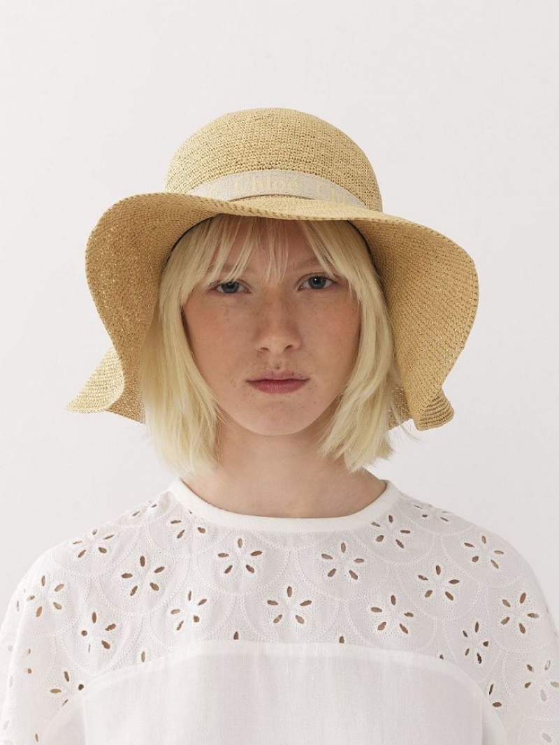 Kapelusz Chloe X Borsalino Woody Beżowe | CHE-SR14496