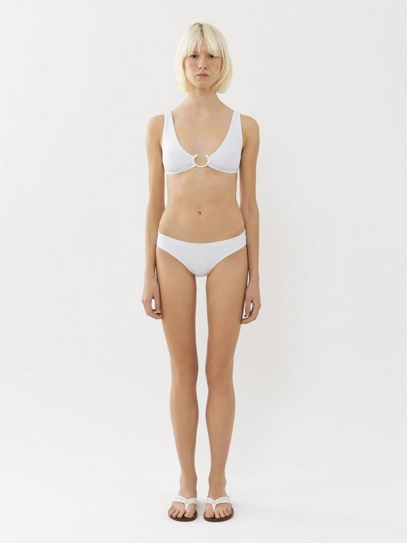 Kostium Plażowy Chloe X Eres Papeete Triangle Białe | CHE-SR14125
