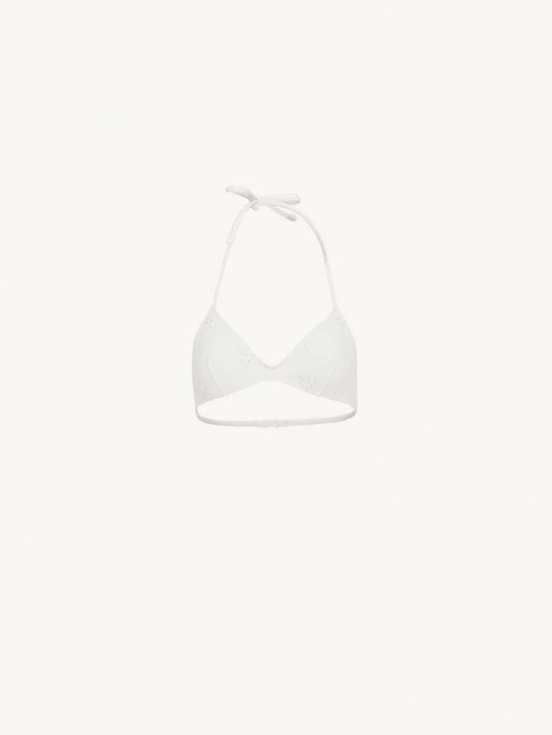 Kostium Plażowy Chloe X Eres Papuasia Triangle Białe | CHE-SR14122