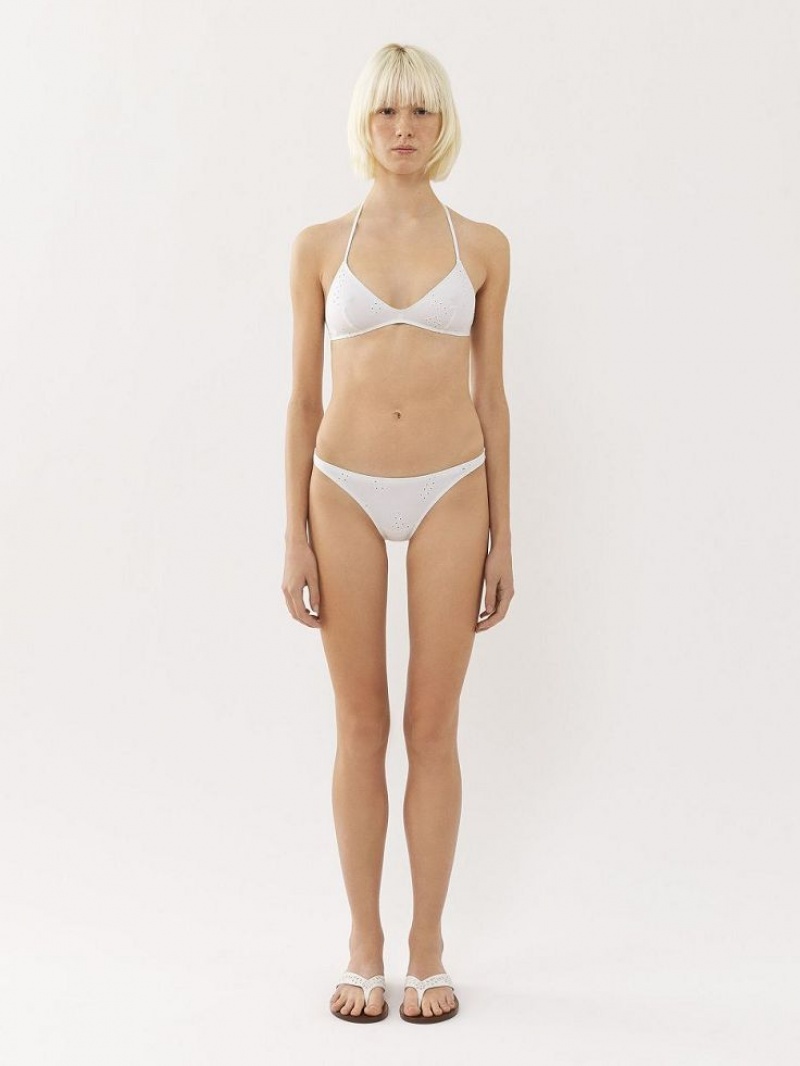 Kostium Plażowy Chloe X Eres Peru Bikini Bottom Białe | CHE-SR14123