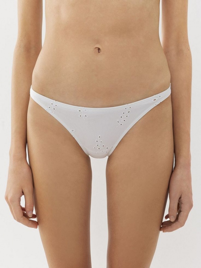 Kostium Plażowy Chloe X Eres Peru Bikini Bottom Białe | CHE-SR14123