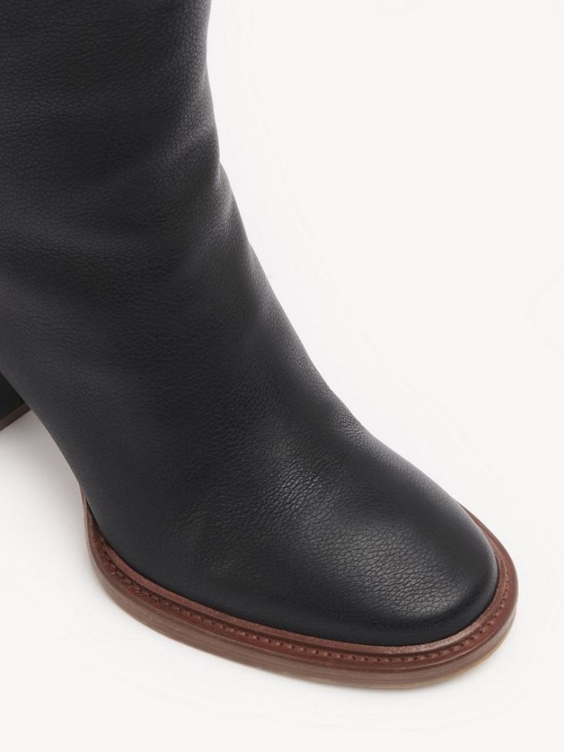 Kozaki Chloe Edith High Czarne | CHE-SR14207
