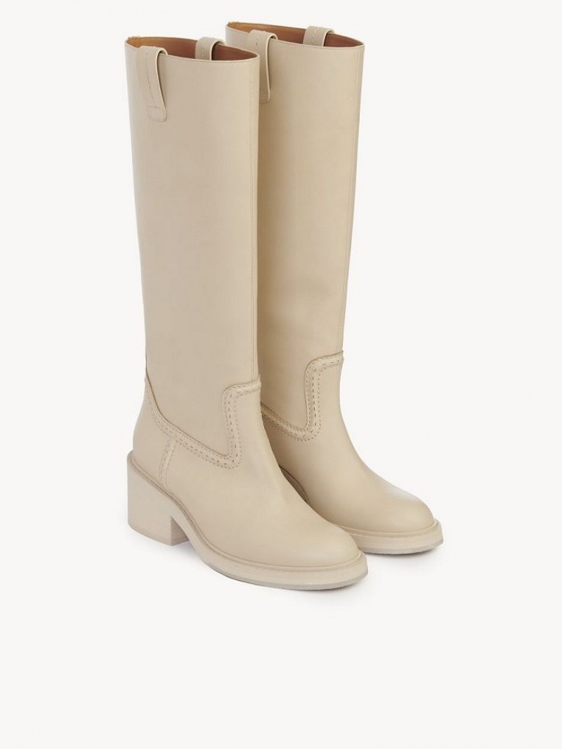 Kozaki Chloe Mallo High Szare | CHE-SR14221