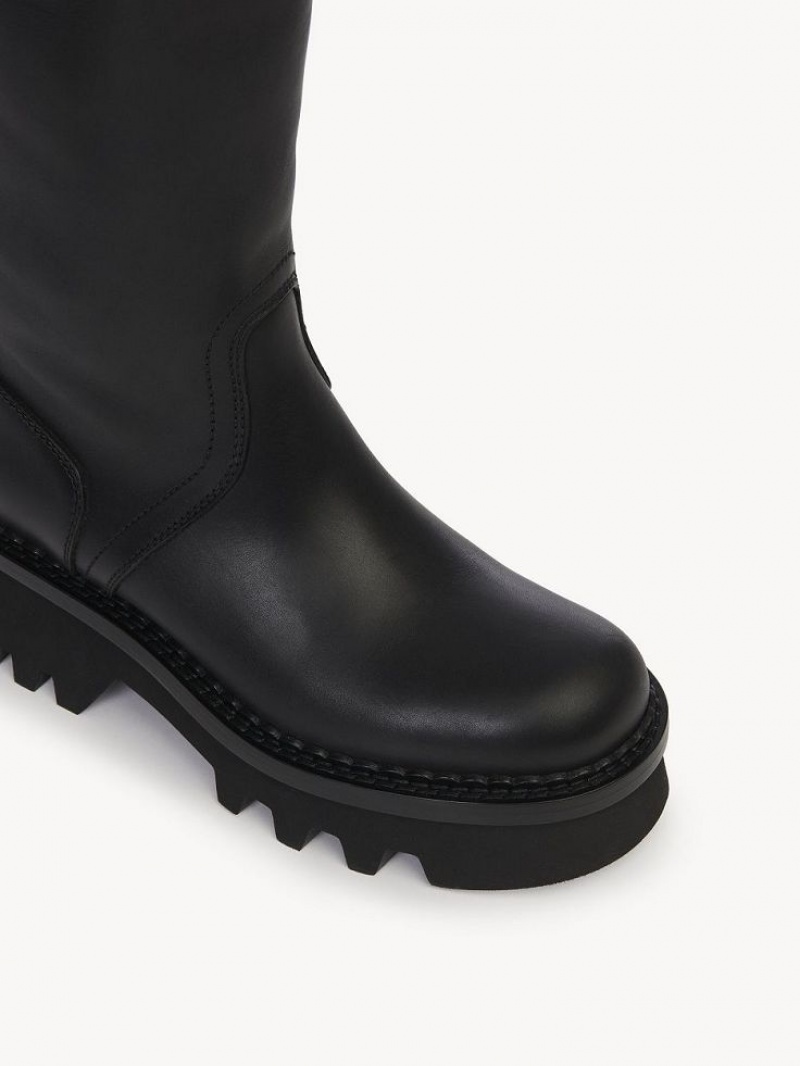Kozaki Chloe Owena High Czarne | CHE-SR14238