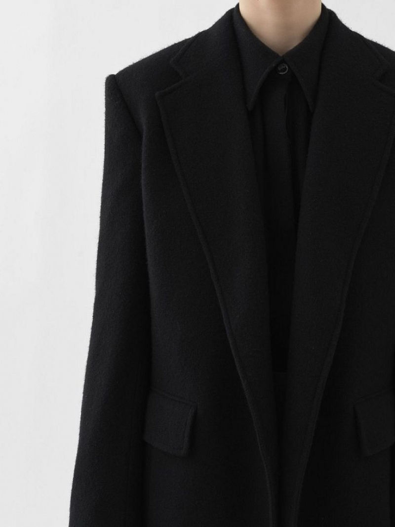 Kurtki Chloe Soft Tailored Czarne | CHE-SR13781