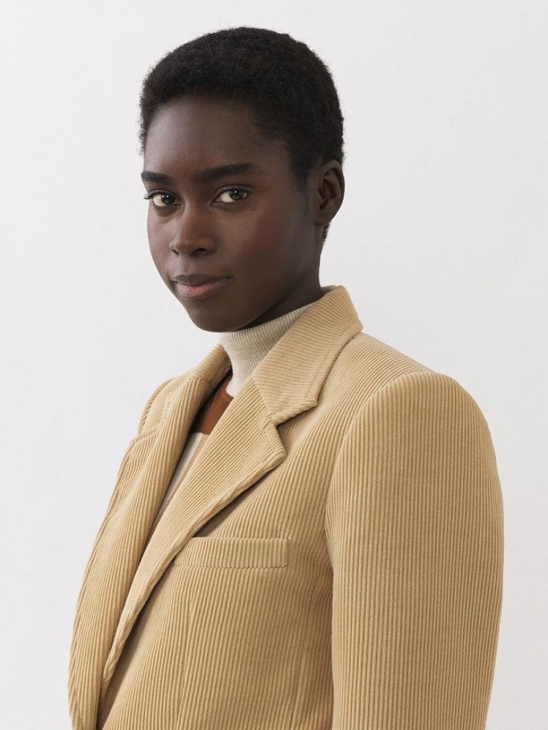 Kurtki Chloe Tailored Beżowe | CHE-SR13818