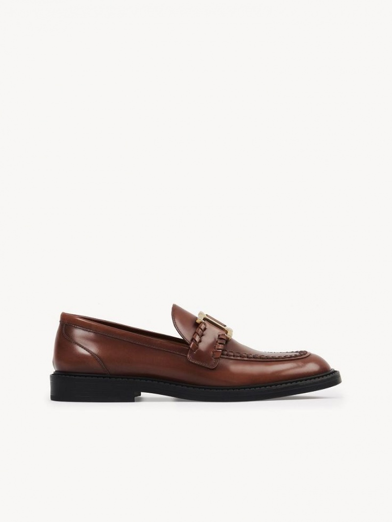 Loafer Chloe Marcie Brązowe | CHE-SR14249