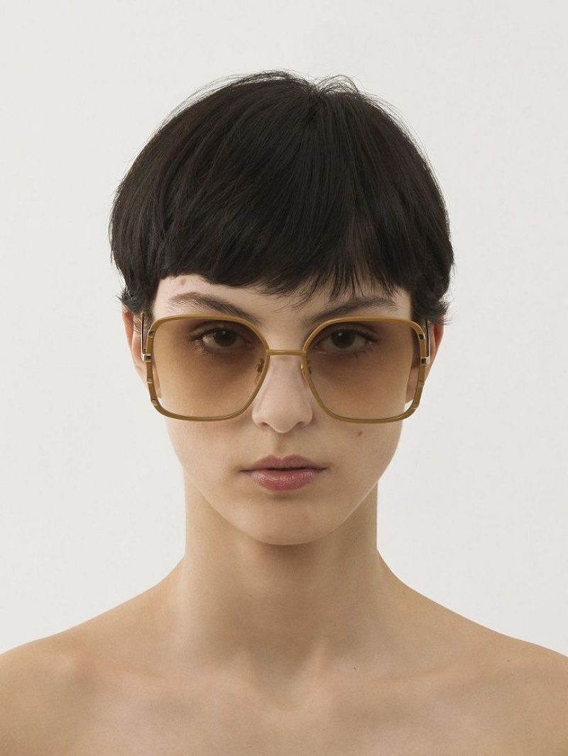 Okulary Przeciwsłoneczne Chloe Celeste Złote | CHE-SR14527