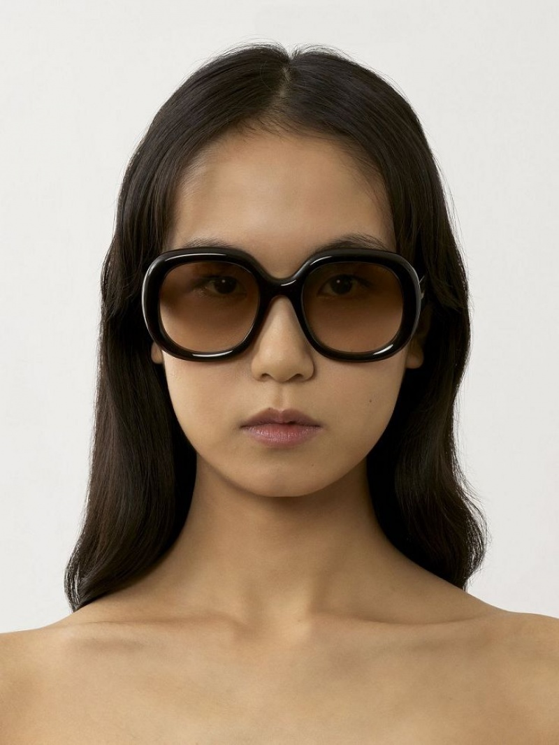 Okulary Przeciwsłoneczne Chloe Gayia Czarne | CHE-SR14574