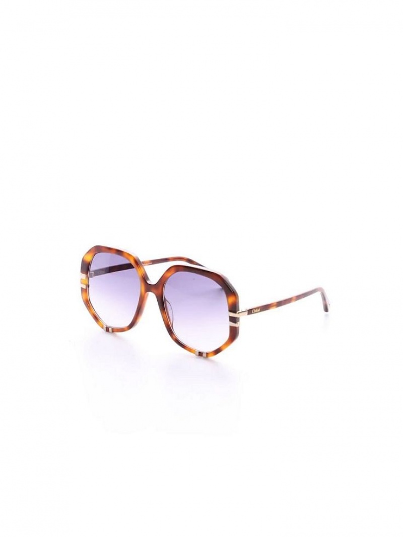 Okulary Przeciwsłoneczne Chloe West Niebieskie | CHE-SR14559