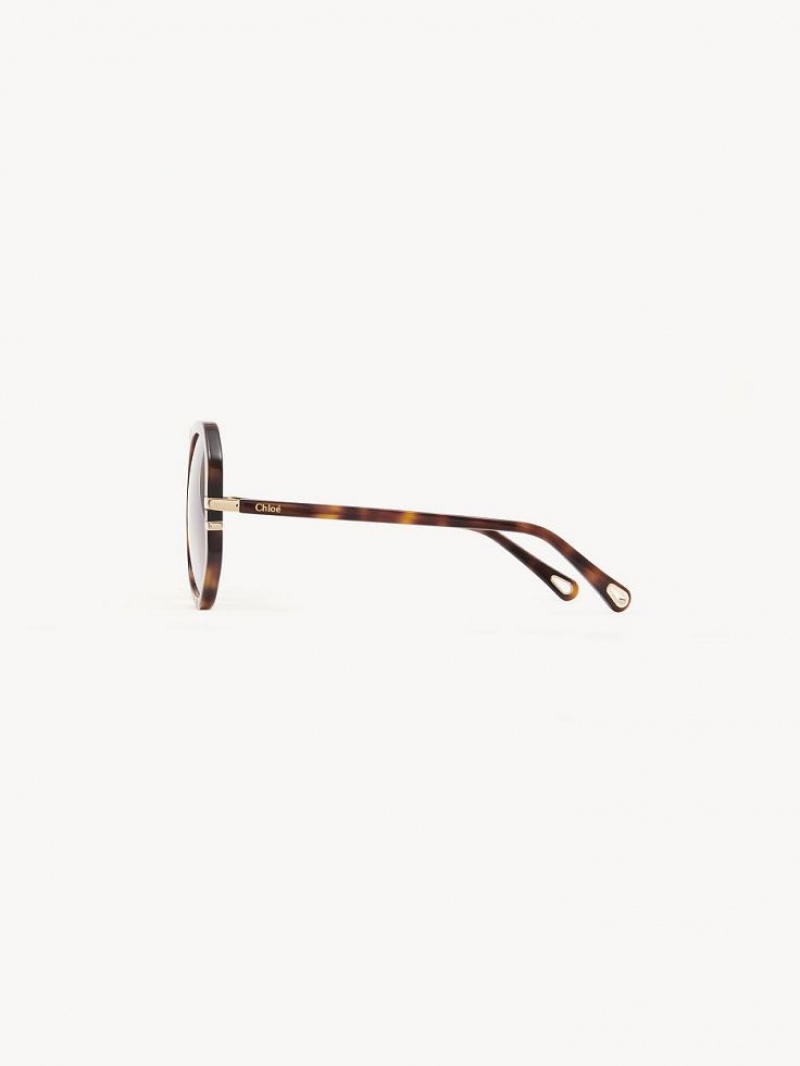 Okulary Przeciwsłoneczne Chloe West Niebieskie | CHE-SR14559
