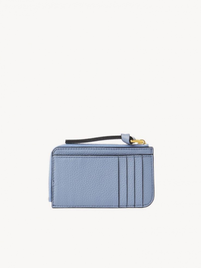 Portmonetki Chloe Marcie Small Jasny Niebieskie | CHE-SR14314