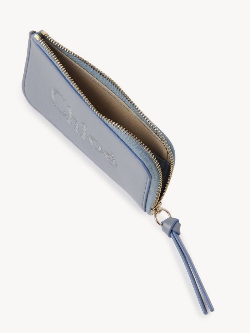 Portmonetki Chloe Sense Small Niebieskie | CHE-SR14321