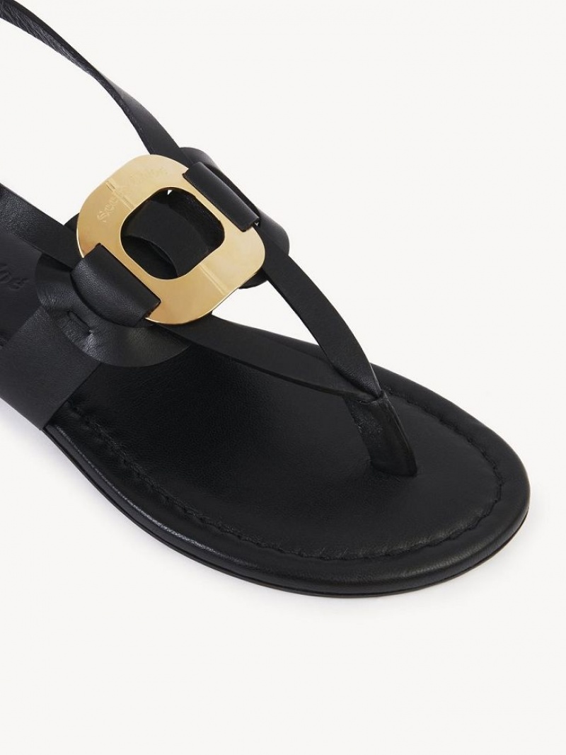 Sandały Chloe Chany Czarne | CHE-SR14844