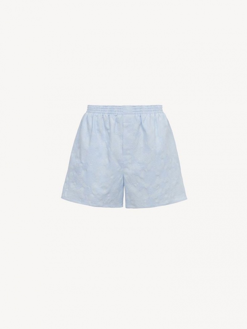 Spodenki Chloe Bokser Niebieskie | CHE-SR14006